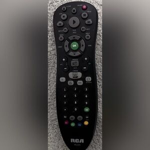 RCA RC225 Remote Control Wireless Feature Black Wireless Connectivity Universal